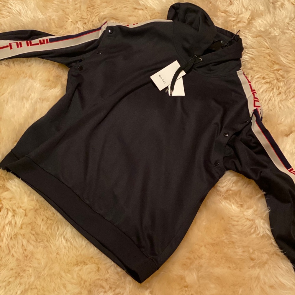 Authentic Men’s Gucci Technical Hoodie Jacket XL